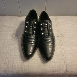 Nine West Black Loafers Elegant and Comfortable